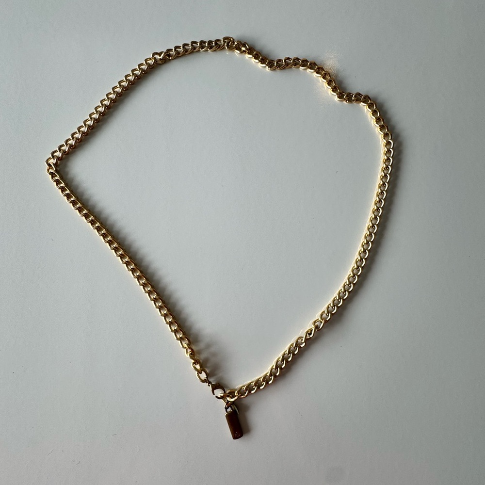Ralph Lauren Gold Tone Chain Link Belt Womens Large Vintage 80s